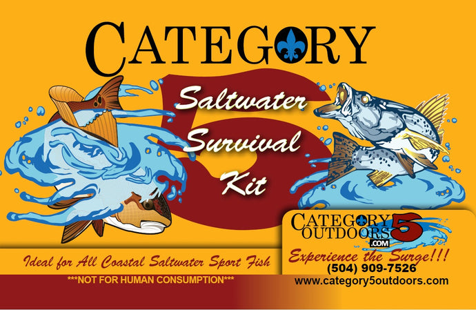 Cat 5 Saltwater Survival Kit - Jumbo Pack - Category 5 Outdoors